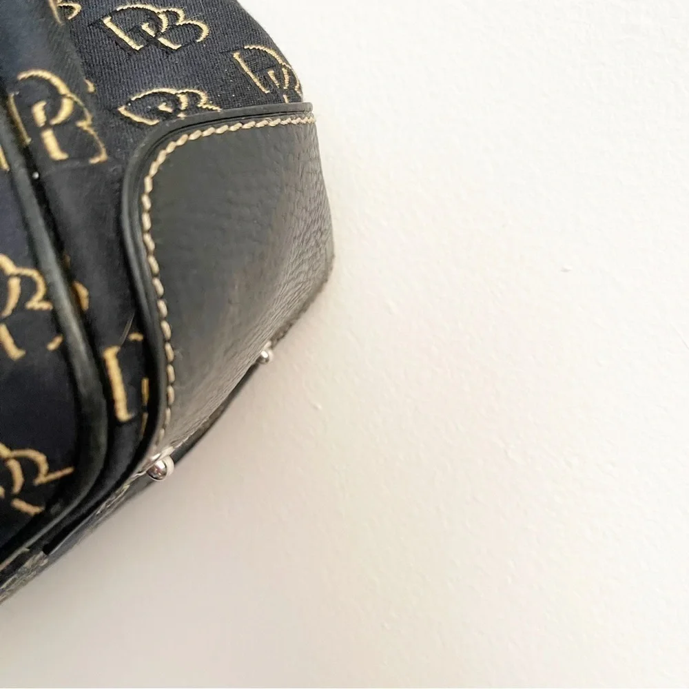 Dooney & Bourke Black Signature Print Purse - Picture 6 of 15